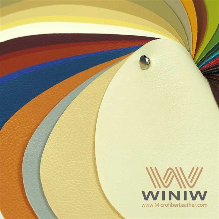 PVC‑Coated Microfiber Synthetic Leather, Stain‑Proof Upholstery Material For Car Seats manufacturers