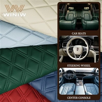 Cuir microfibre PVC – Cuir synthétique résistant aux taches pour sièges automobiles