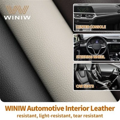 Cuir synthétique en microfibre anti--abrasif supérieur pour la tapisserie d'ameublement intérieure automobile